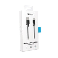 Forever Core Classic cable USB - microUSB 1,5 m 3A black