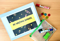 English Writing Practice Binder for 3-5 year kids.