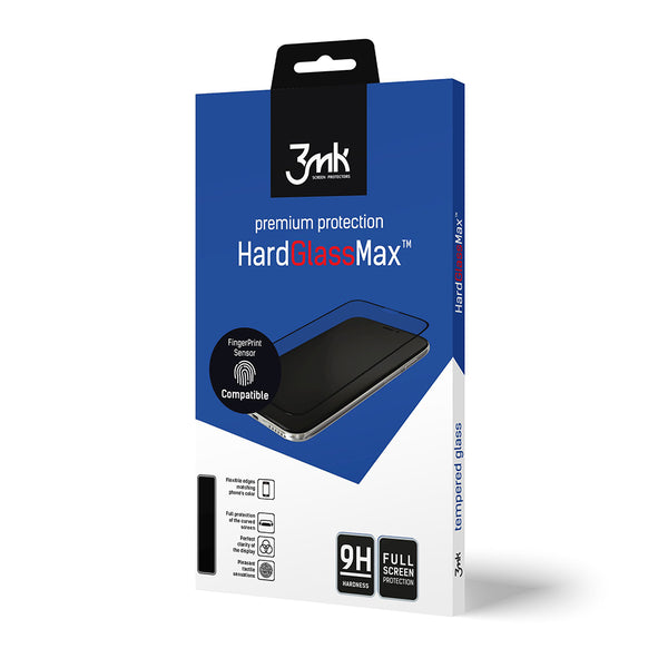 3mk HardGlass Max FingerPrint for Samsung Galaxy Note 10 Plus black frame