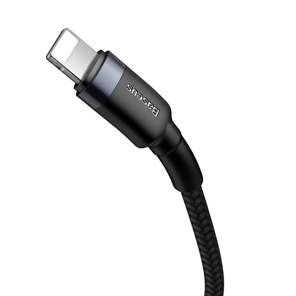 Baseus cable Cafule PD USB-C - Lightning 1,0 m gray-black 18W