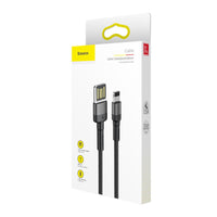 Baseus cable Cafule USB - Lightning 2,0 m 1,5A gray-black double side USB