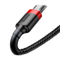 Baseus cable Cafule USB - microUSB 3,0 m 1,5A red-black