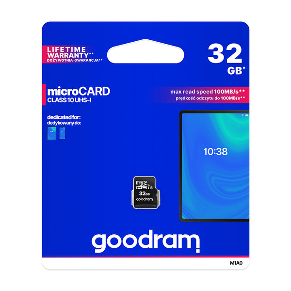 GoodRam memory card 32GB microSDHC cl. 10 UHS-I