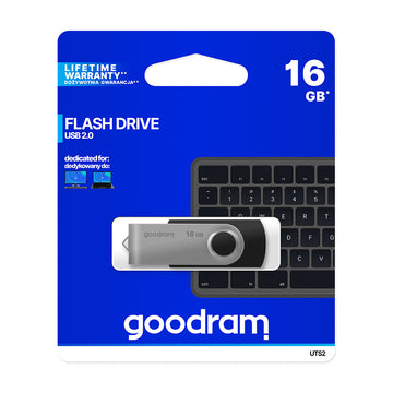 Goodram pendrive 16GB USB 2.0 Twister black