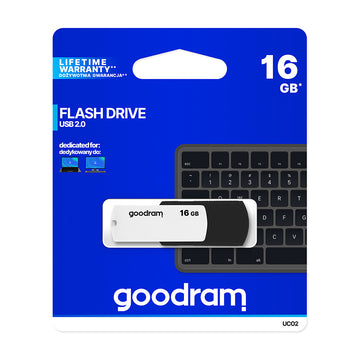 Goodram pendrive 16GB USB 2.0 Color Mix black-white