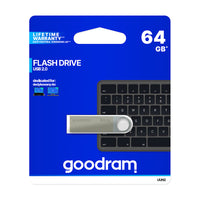 Goodram pendrive 64GB USB 2.0 UUN2 silver