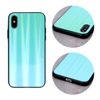 Aurora Glass case for iPhone 12 / 12 Pro 6.1 neo mint