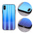 Aurora Glass case for Samsung Galaxy A21s niebieska