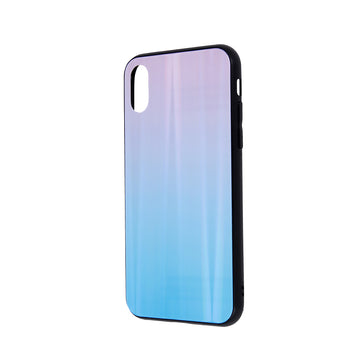 Aurora Glass case for Samsung Galaxy A32 4G blue- pink