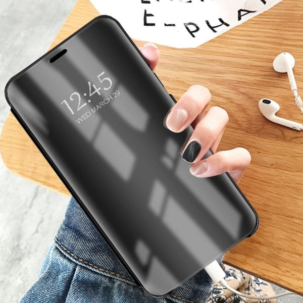 Smart Clear View Case for Samsung Galaxy S10 Plus black