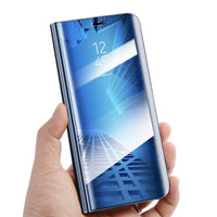 Smart Clear View Case for Samsung Galaxy A72 4G / A72 5G blue