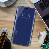 Etui Smart Clear View for Samsung Galaxy A02S blue SM-A025F / DS (164,2 x 75,9 x 9,1)