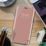 Smart Clear View case for Samsung Galaxy A13 5G pink