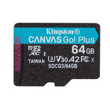 Kingston memory card 64GB microSDXC Canvas Go! Plus cl. 10 UHS-I 170 MB/s + adapter
