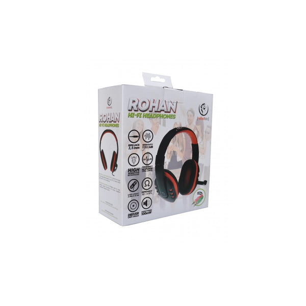 Rebeltec headphones ROHAN with microphone, 2 x jack 3,5mm