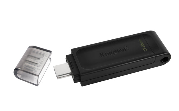 Kingston pendrive 32GB USB-C DT70 black