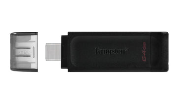 Kingston pendrive 64GB USB-C DT70 black