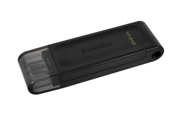 Kingston pendrive 64GB USB-C DT70 black
