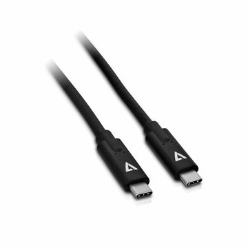 Câble USB C V7 V7UCC-2M-BLK-1E      Noir