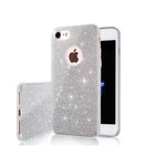 Glitter 3in1 case for iPhone 12 / 12 Pro 6,1&quot; silver