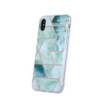 Geometric Marmur Case for Samsung Galaxy A22 4G green