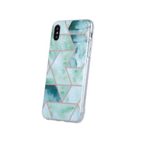 Geometric Marmur Case for Samsung Galaxy A22 4G green