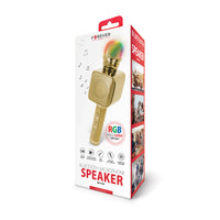 Forever Bluetooth microphone with speaker BMS-400 gold