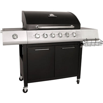 Charles Bentley 7-Burner Premium Gas BBQ - Black