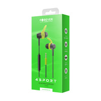 Forever wired earphones 4Sport SP-100 green