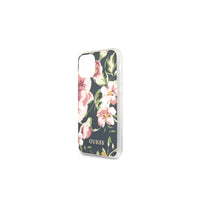 Guess case for iPhone 11 Pro Max GUHCN65IMLFL03 navy blue hard case Flower Collection