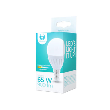 LED bulb E14 G45 10W 230V 4000K 900lm ceramic Forever Light