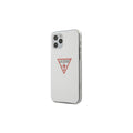Guess case for iPhone 12 / 12 Pro 6,1&quot; GUHCP12MPCUCTLWH white hard case Triangle Collection