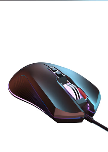 XO mouse wired USB M3 Wolf black RGB