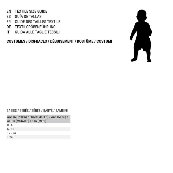 Otroški kostum Črna Zombies (2 kosov)