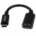 USB A to USB C Cable Startech 4105490 Black 15 cm