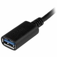 Kabel USB A v USB C Startech 4105490 Črna 15 cm