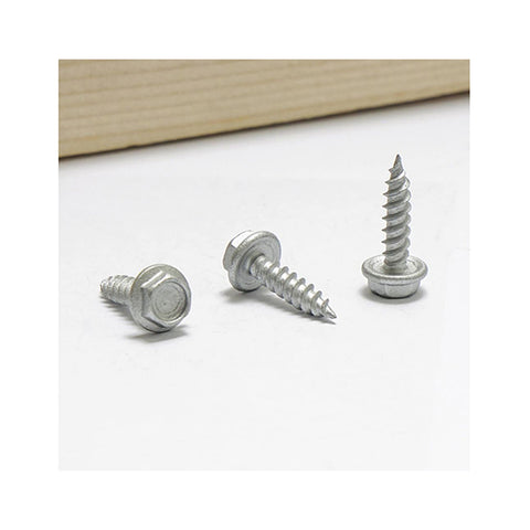 300 Pcs 20Mm Hex Head Needle Point Screws C3 Galvanised 10G