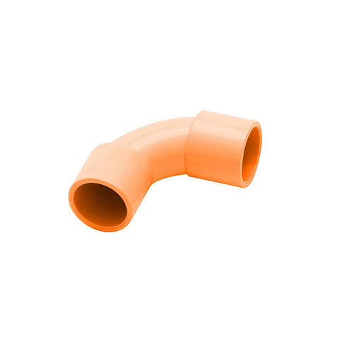 20 Pcs Solid Elbow Orange