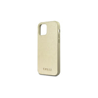 Guess case for iPhone 12 / 12 Pro 6,1&quot; GUHCP12MIGLGO gold hard case Iridescent