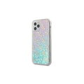 Guess case for iPhone 12 / 12 Pro 6,1&quot; GUHCP12MLG4GGBLPI pink hard case Gradient Liquid Glitter 4G