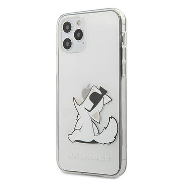 Karl Lagerfeld case for iPhone 12 Pro Max 6,7&quot; KLHCP12LCFNRC transparent hard case Choupette Fun