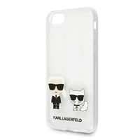 Karl Lagerfeld case for iPhone 13 Mini 5,4&quot; KLHCP13SCKTR hard case Transparent Karl & Choupette