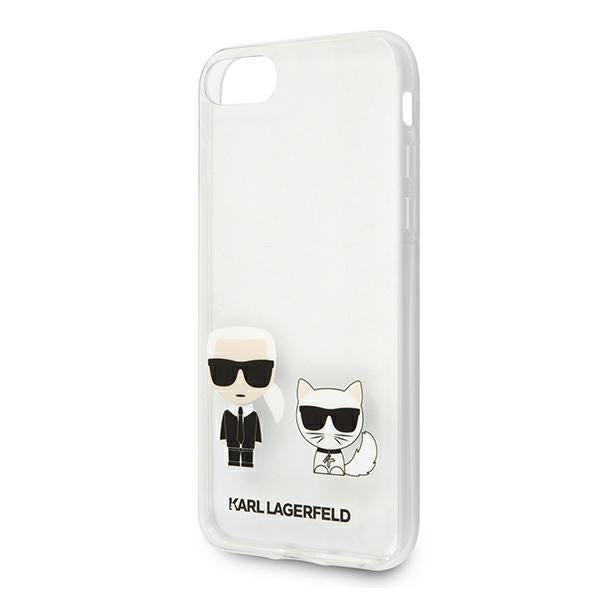 Karl Lagerfeld case for iPhone 13 Mini 5,4&quot; KLHCP13SCKTR hard case Transparent Karl & Choupette