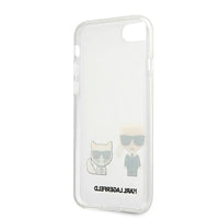 Karl Lagerfeld case for iPhone 13 Mini 5,4&quot; KLHCP13SCKTR hard case Transparent Karl & Choupette