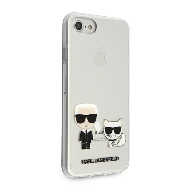 Karl Lagerfeld case for iPhone 13 Mini 5,4&quot; KLHCP13SCKTR hard case Transparent Karl & Choupette