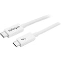 Thunderbolt 3 kabel Startech TBLT3MM1MW 1 m Bela