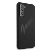 Guess case for Samsung Galaxy S21 Plus GUHCS21MLSVSBK black hard case Vintage Logo Tone On Tone