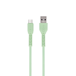 Maxlife MXUC-04 cable USB - microUSB 1,0 m 3A green