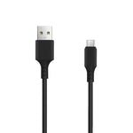 Setty cable USB - microUSB 1,0 m 3A black