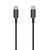 Setty cable USB-C - USB-C 1,0 m 3A black